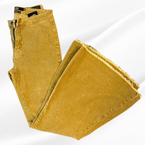 Lucky & Blessed High Rise Flare Corduroy Pants Sz 12 - Picture 1 of 8